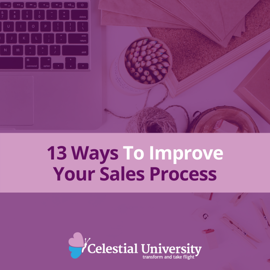 13 Ways To Improve Your Sales Process