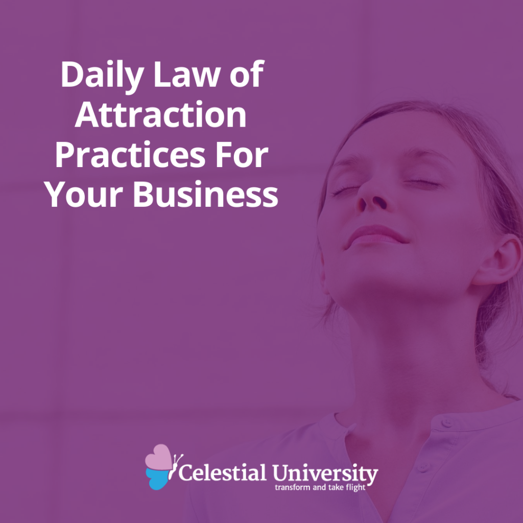 Daily Law of Attraction Practices For Your Business
