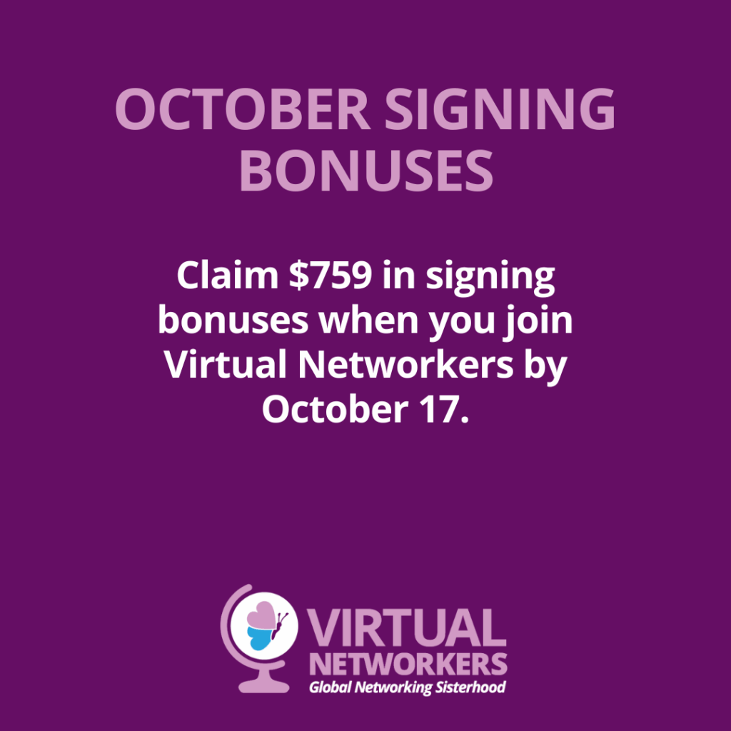 October Signing Bonuses are here!